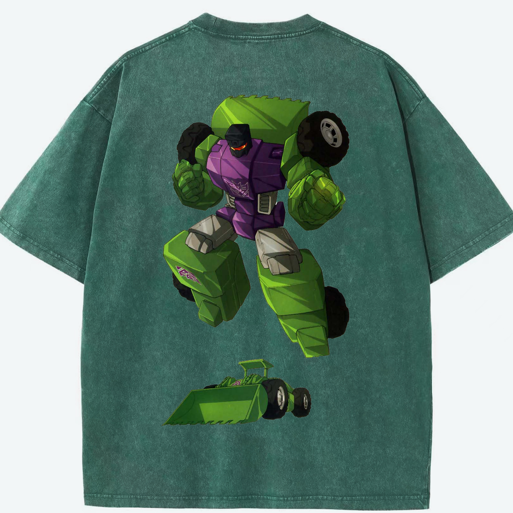 （画像用）  綿100% ヴィンテージ風 半袖Tシャツ（背面プリント）
